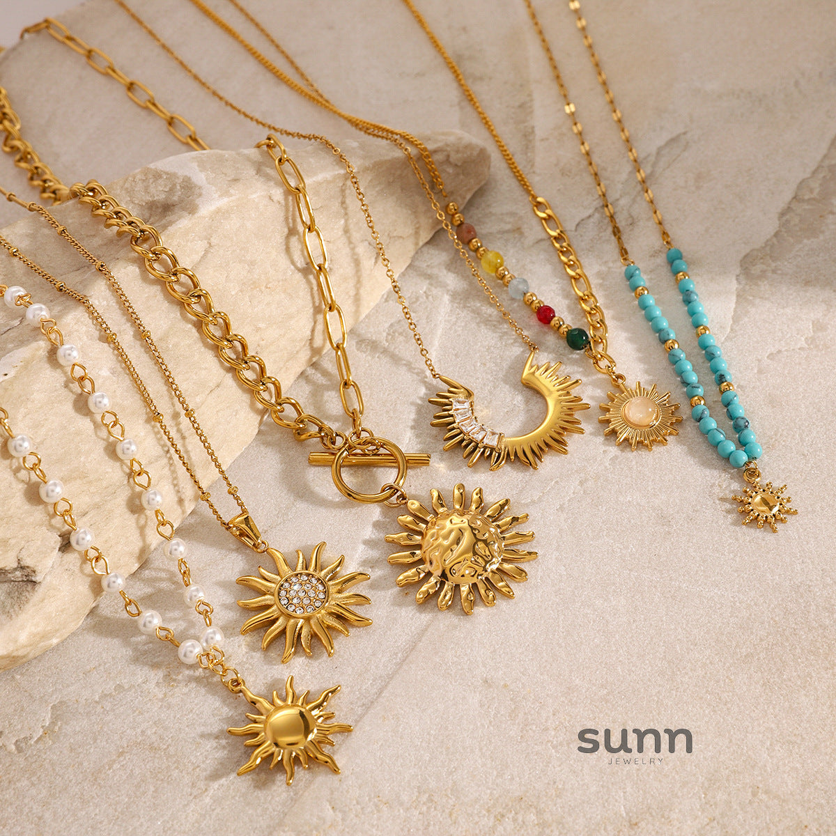 Annagrace Celestial Layered Necklace [26W4DH1W]