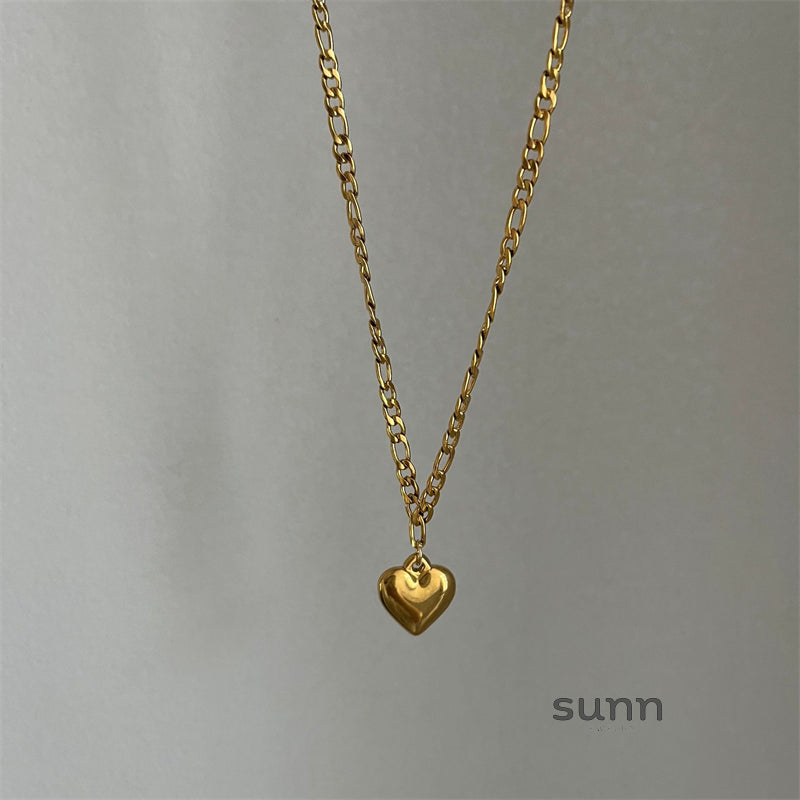 Annaleah Titanium Heart Snake Necklace [SH1TW6N6]
