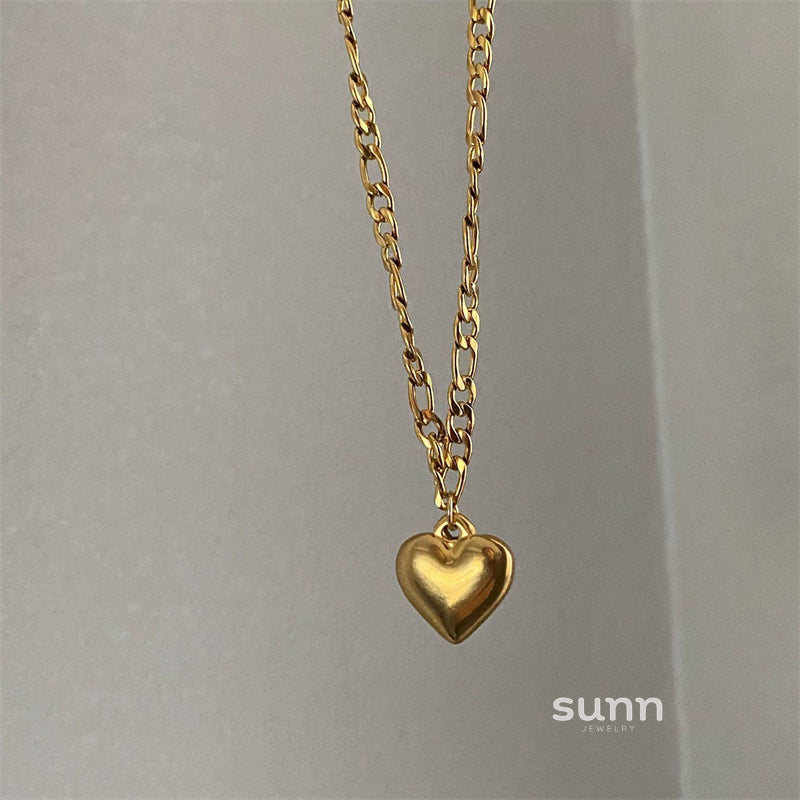 Annaleah Titanium Heart Snake Necklace [31ETJMGW]