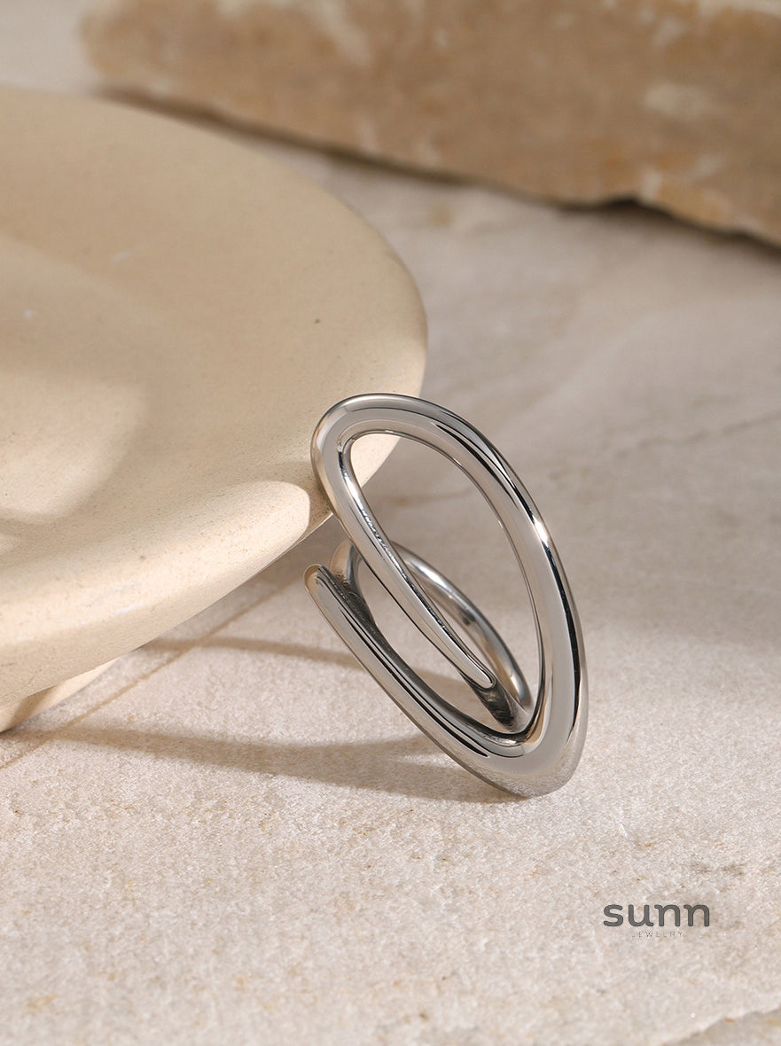 Annaleigha K Gold Open Ring [2CVBUD0I]