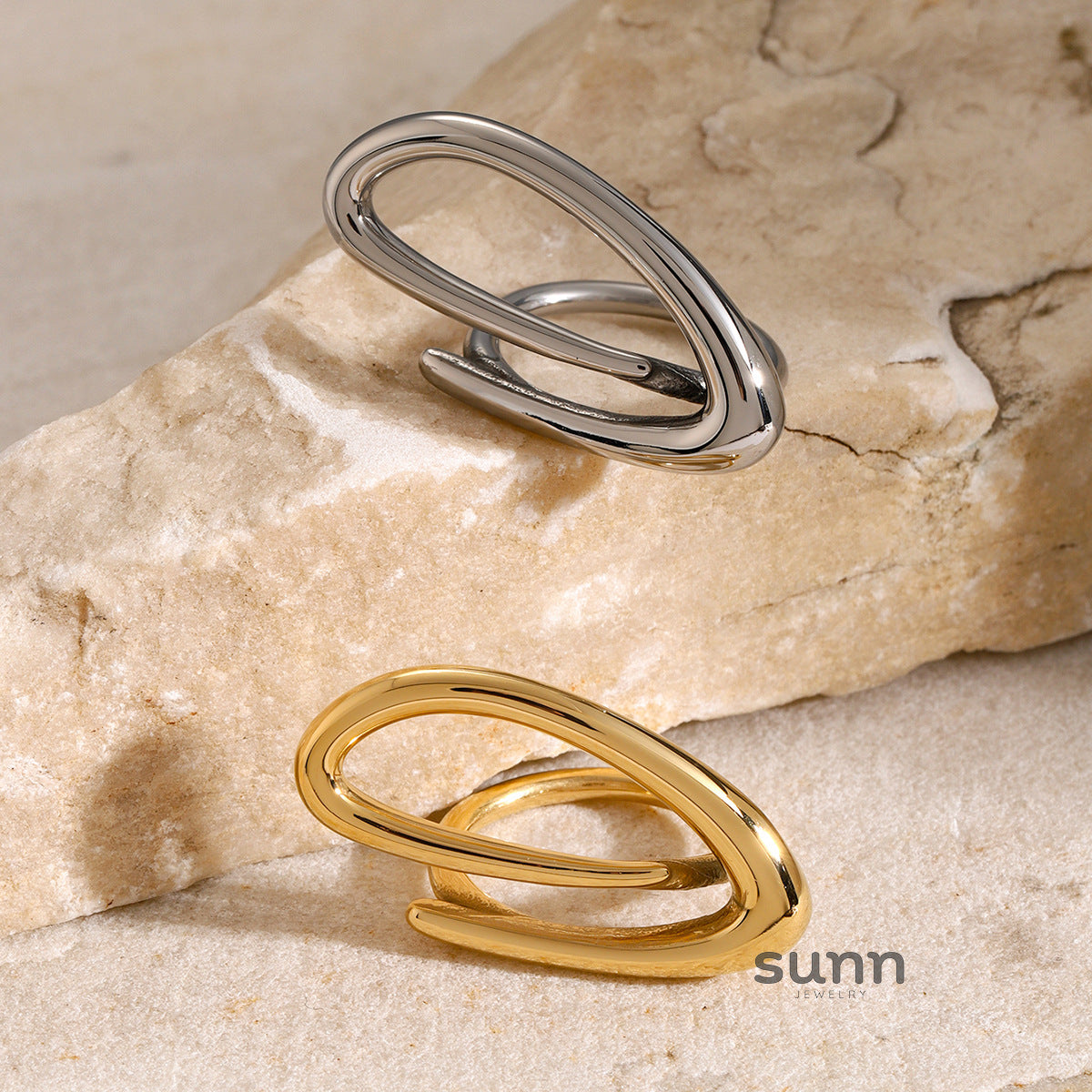 Annaleigha K Gold Open Ring [JRJUCL9G]