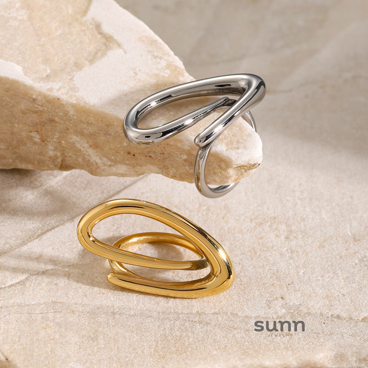 Annaleigha K Gold Open Ring [FPWXTB4T]
