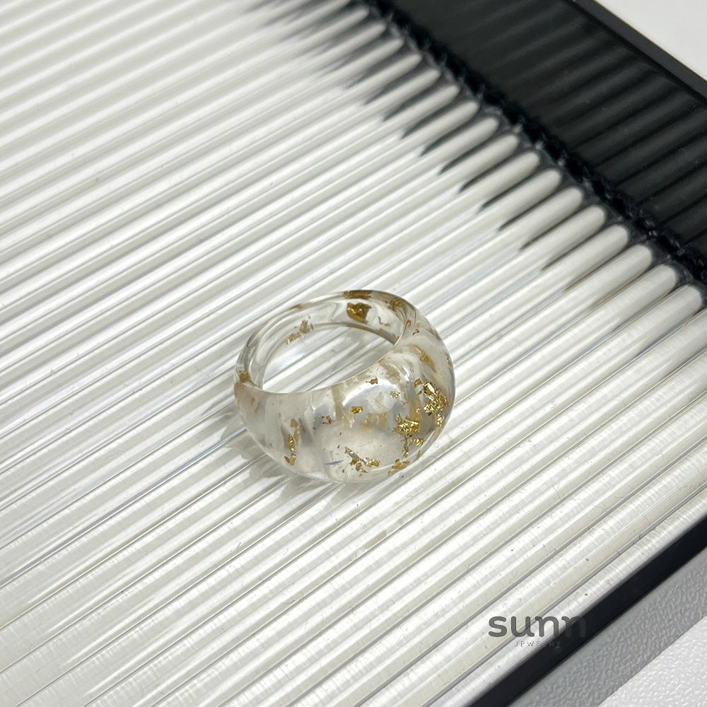 Annalynn Sculptural Resin Ring [GDTMDOZM]