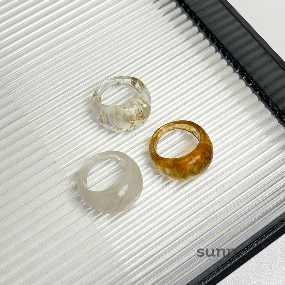 Annalynn Sculptural Resin Ring [O3HPEN3O]