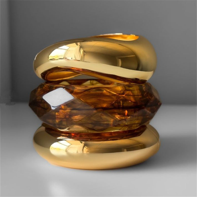 Annamae Statement Resin Bangle [GR1AAJXR]