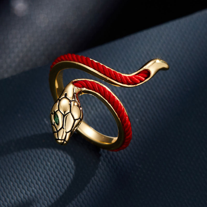 Annamae Zodiac Red Rope Ring [65PQ8544]