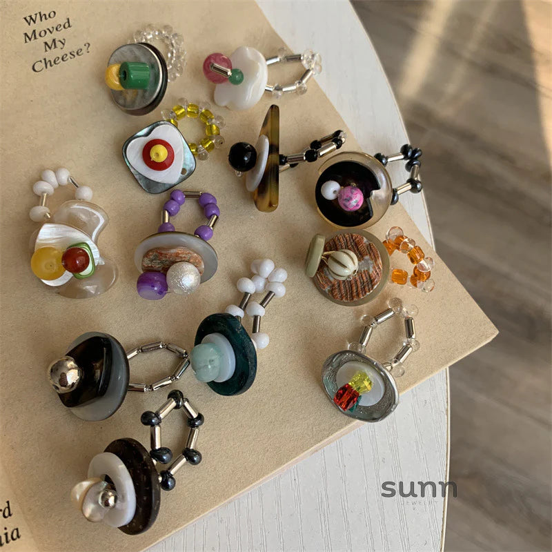 Annamarie Stackable Beaded Ring