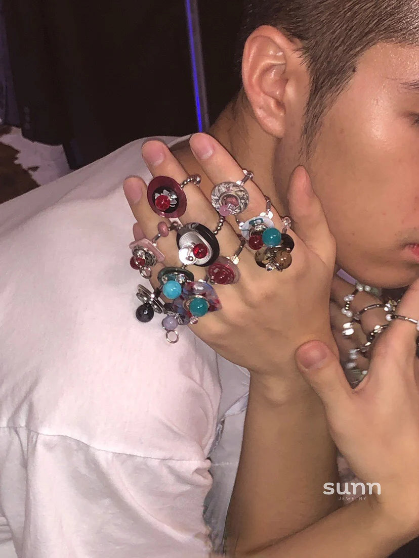 Annamarie Stackable Beaded Ring
