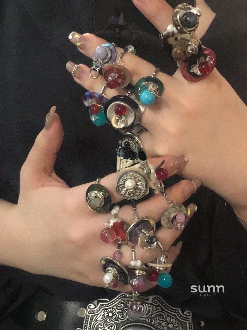 Annamarie Stackable Beaded Ring
