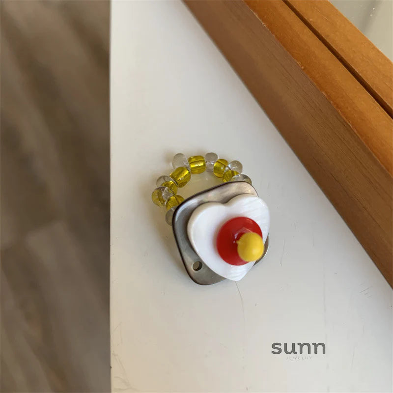 Annamarie Stackable Beaded Ring