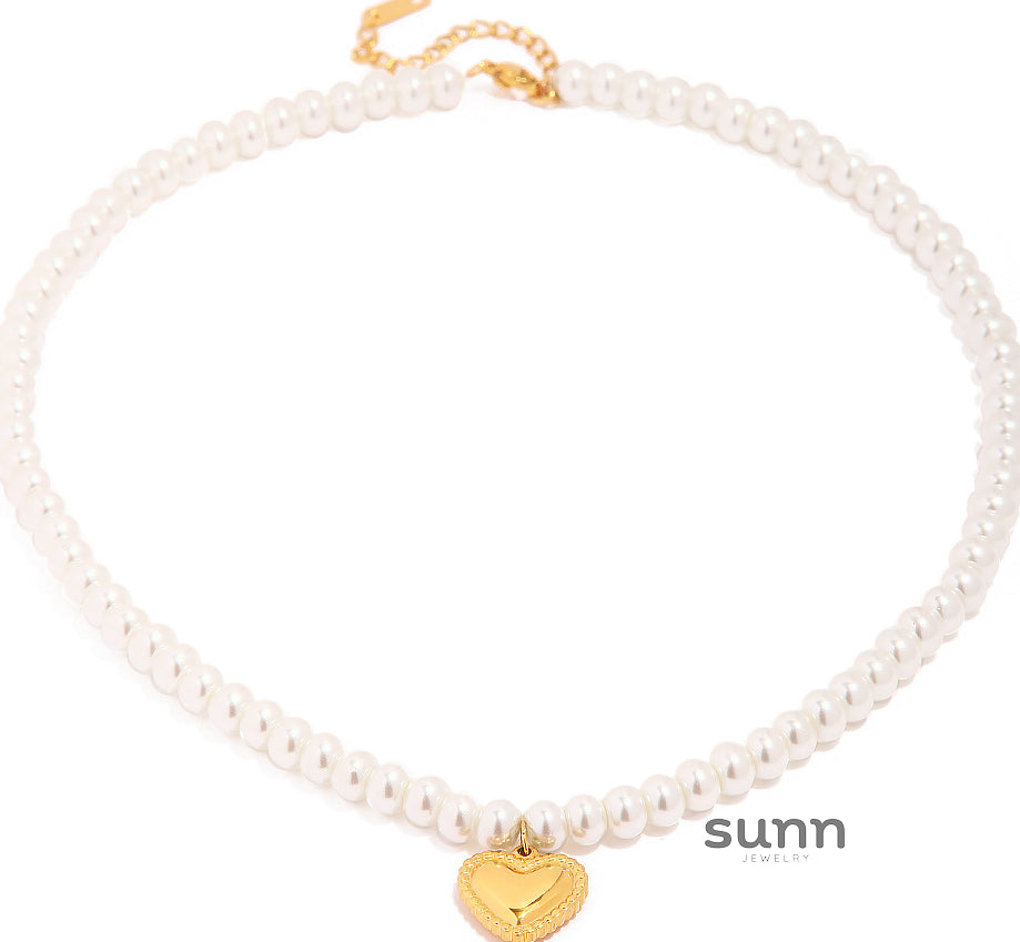 Annastyn Pearl Love Necklace [CINHI7C3]