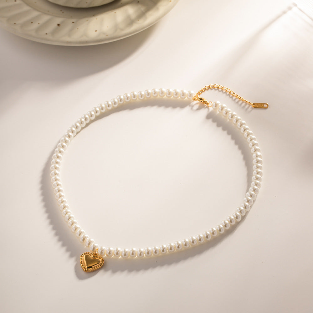Annastyn Pearl Love Necklace [HL4NHNJN]
