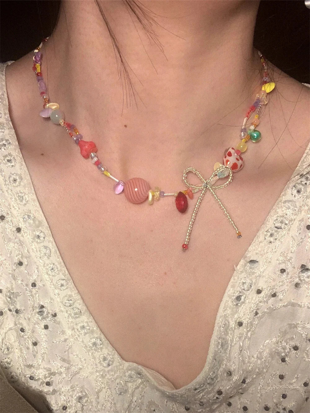 Annemarie Dopamine Beaded Choker