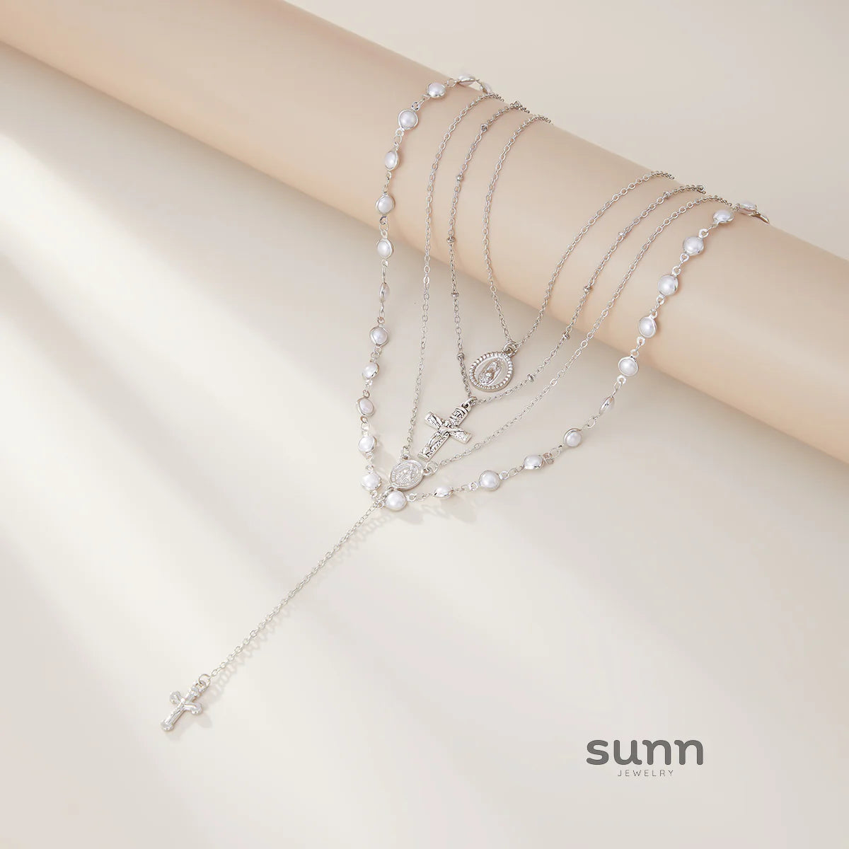 Annemarie Layered Pendant Necklace Set