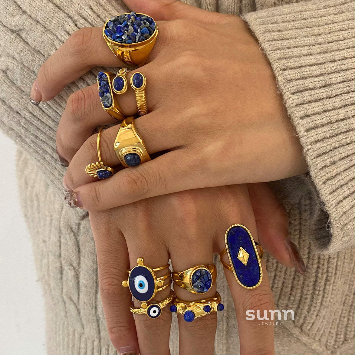Annette Organic Stone Rings [J4QGU9V4]