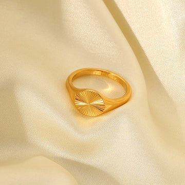 Annmarie Gold Stackable Sun Ring