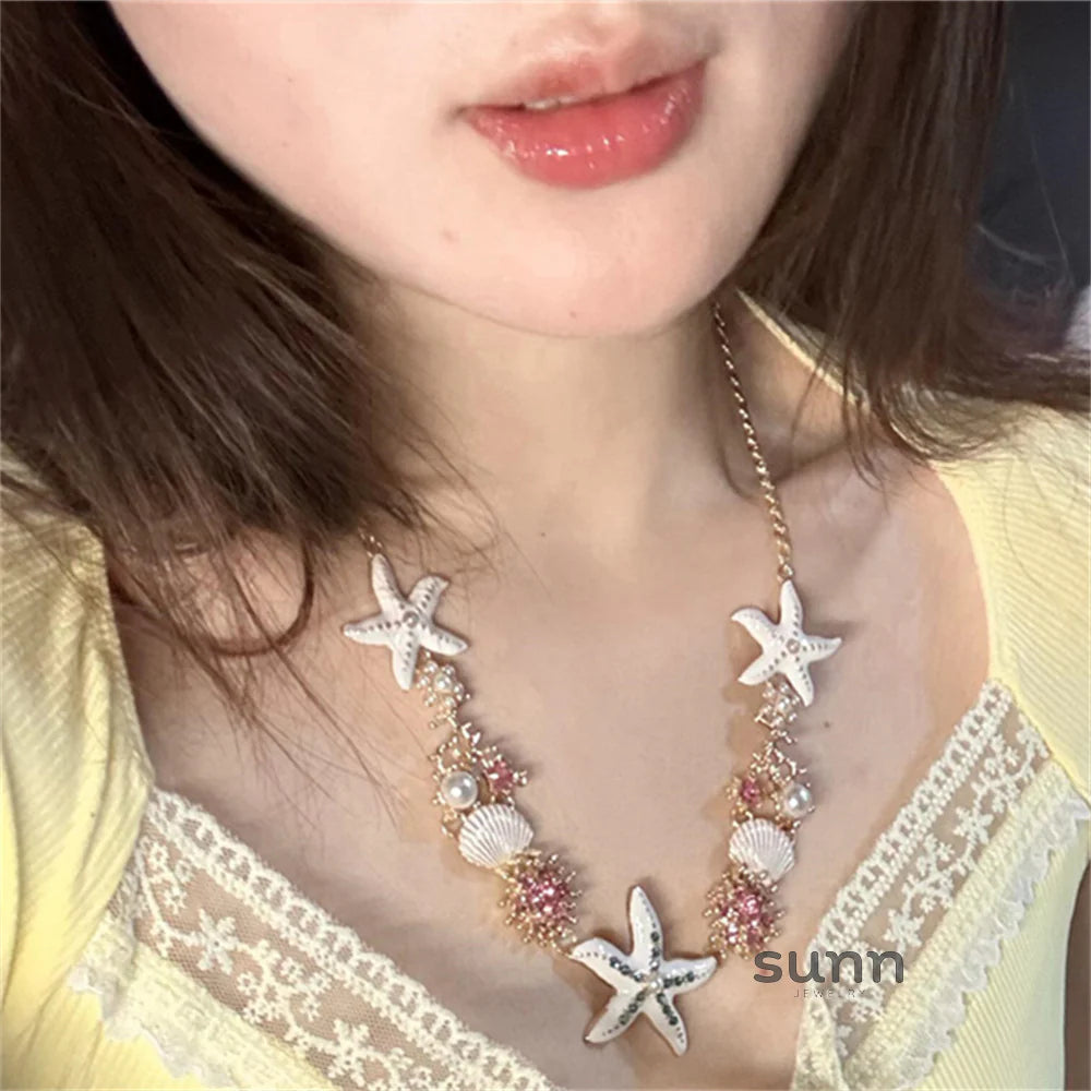 Annmarie Starfish Shell Necklace