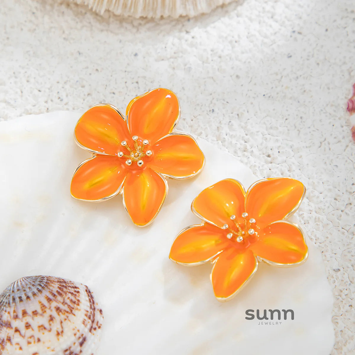 Anny Petal Bloom Stud Earrings