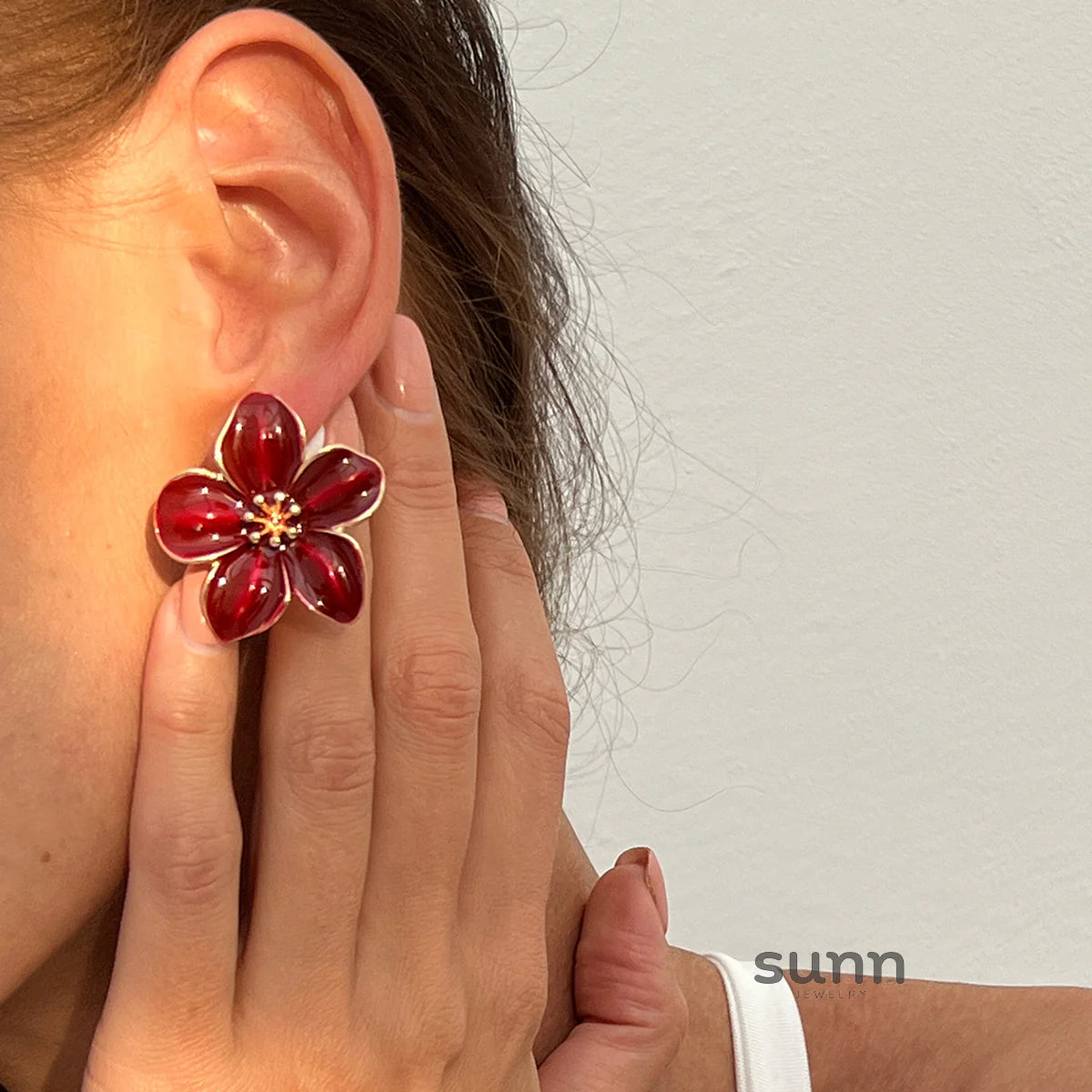 Anny Petal Bloom Stud Earrings