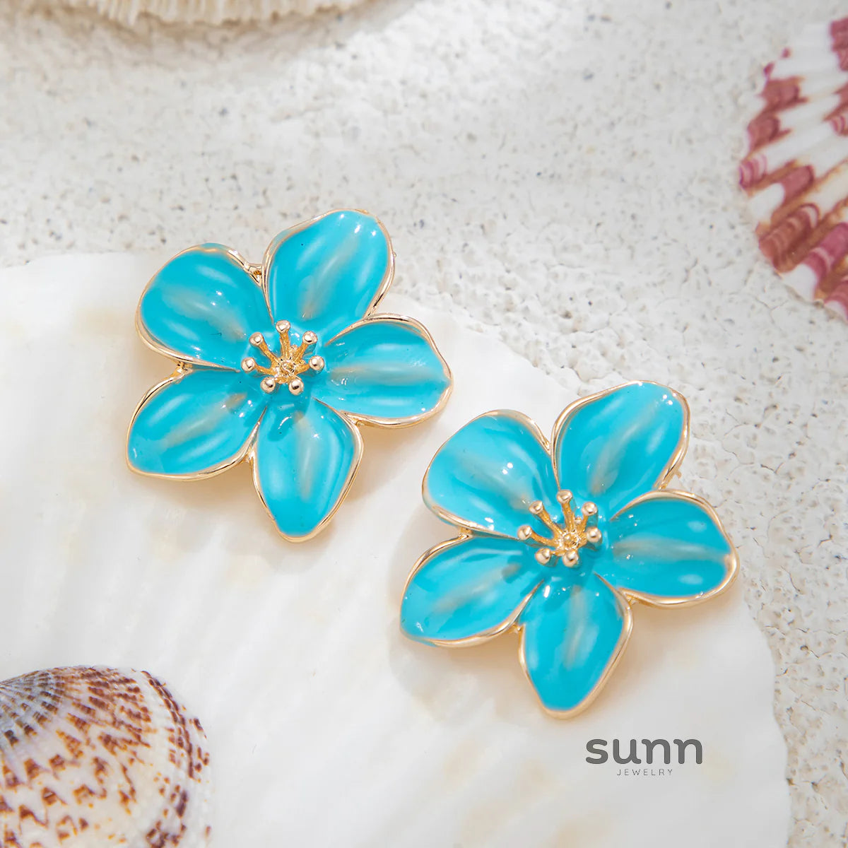 Anny Petal Bloom Stud Earrings