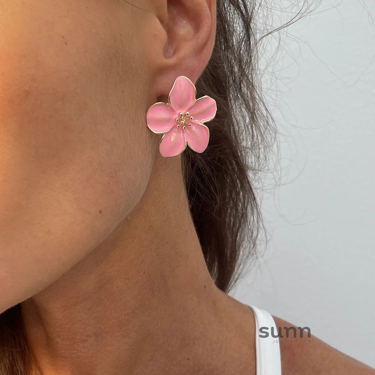 Anny Petal Bloom Stud Earrings