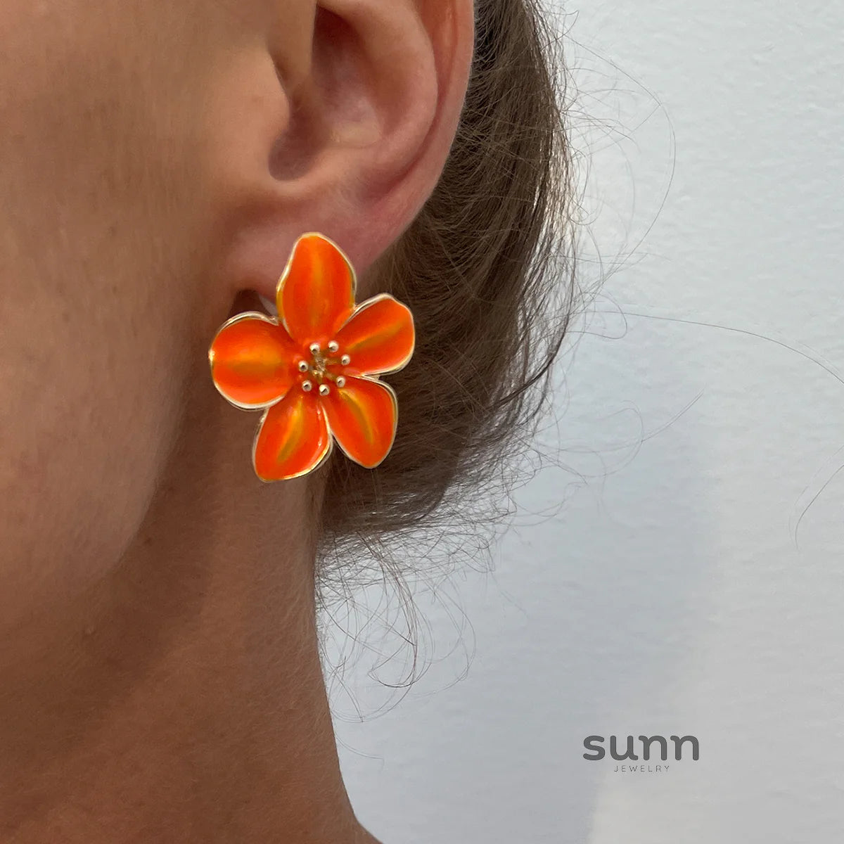 Anny Petal Bloom Stud Earrings