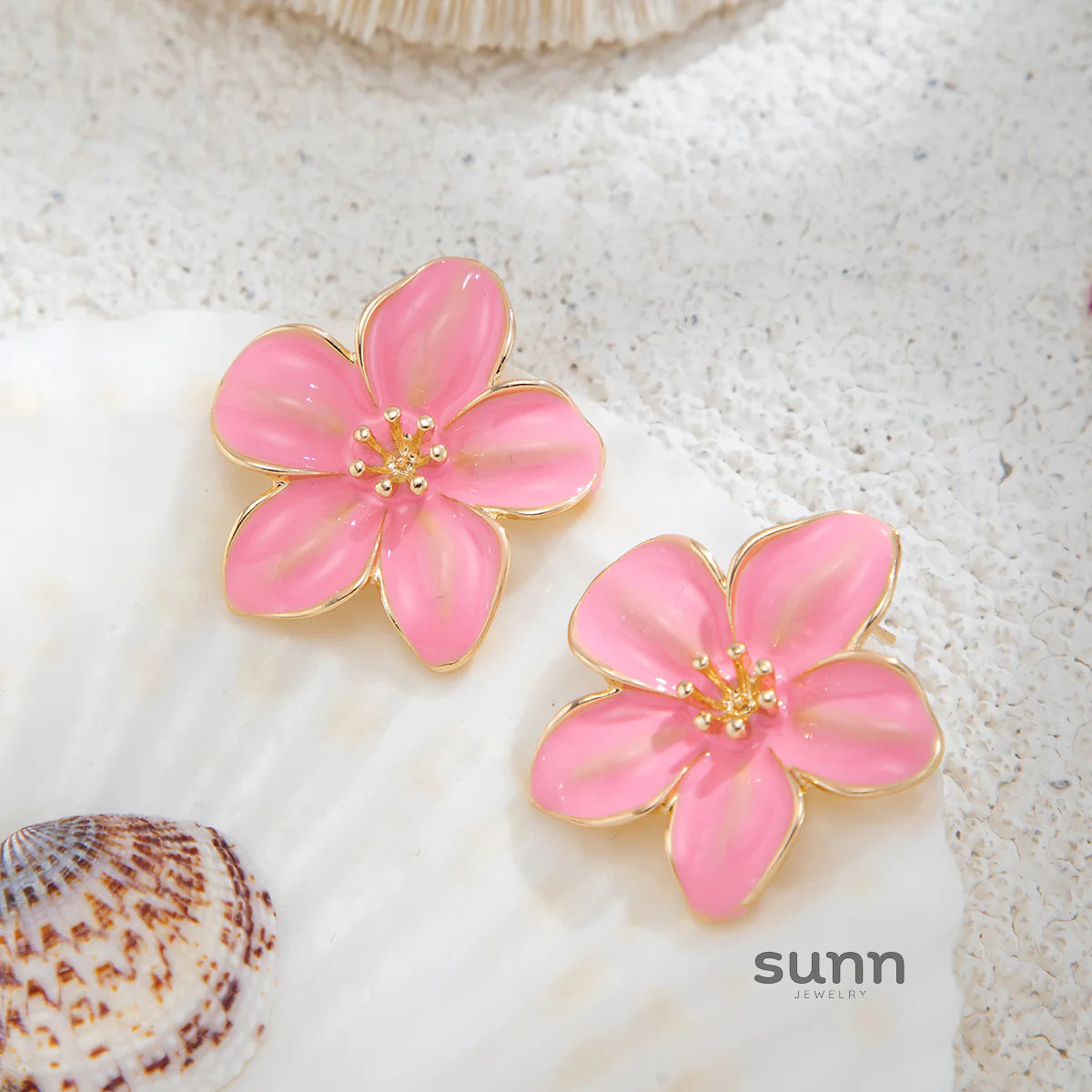 Anny Petal Bloom Stud Earrings