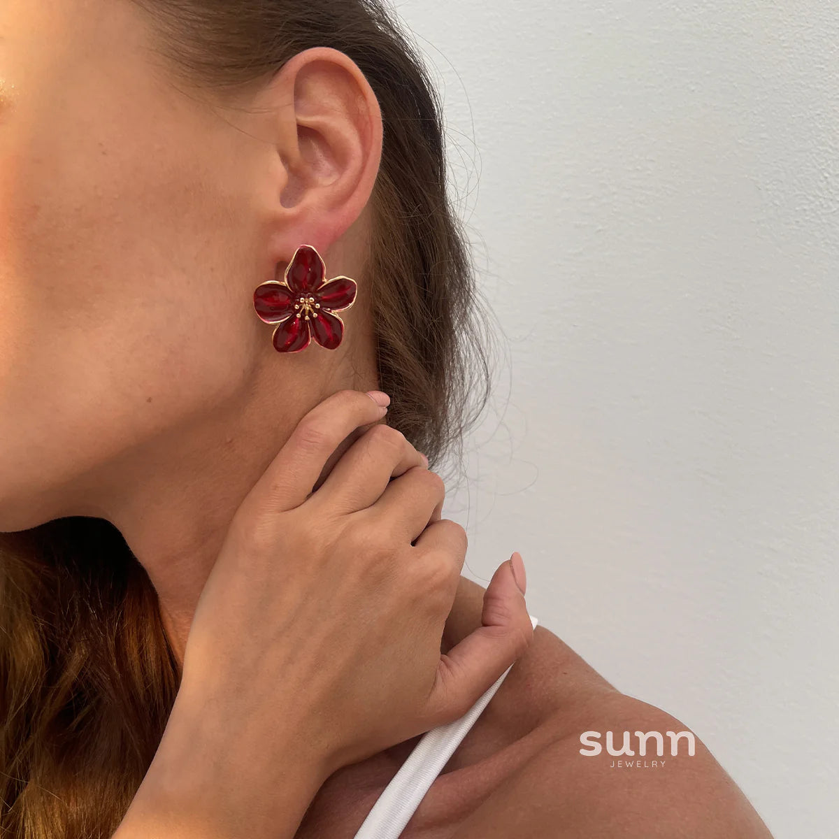Anny Petal Bloom Stud Earrings