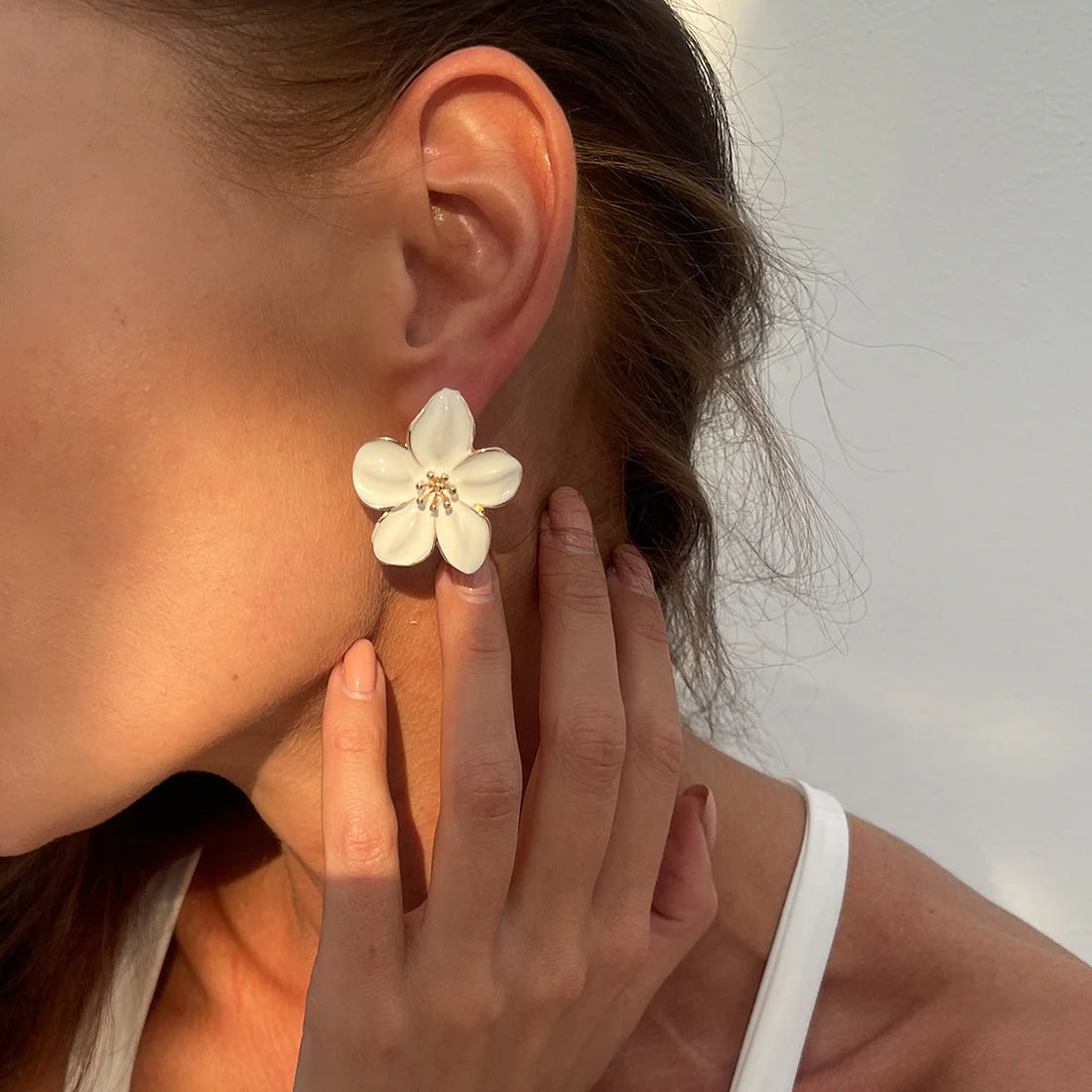 Anny Petal Bloom Stud Earrings