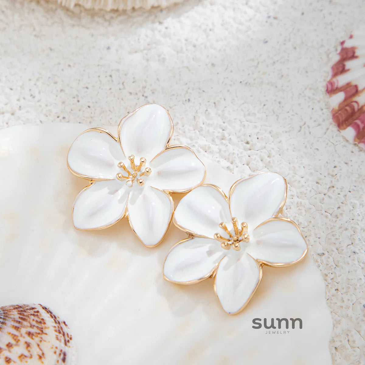Anny Petal Bloom Stud Earrings