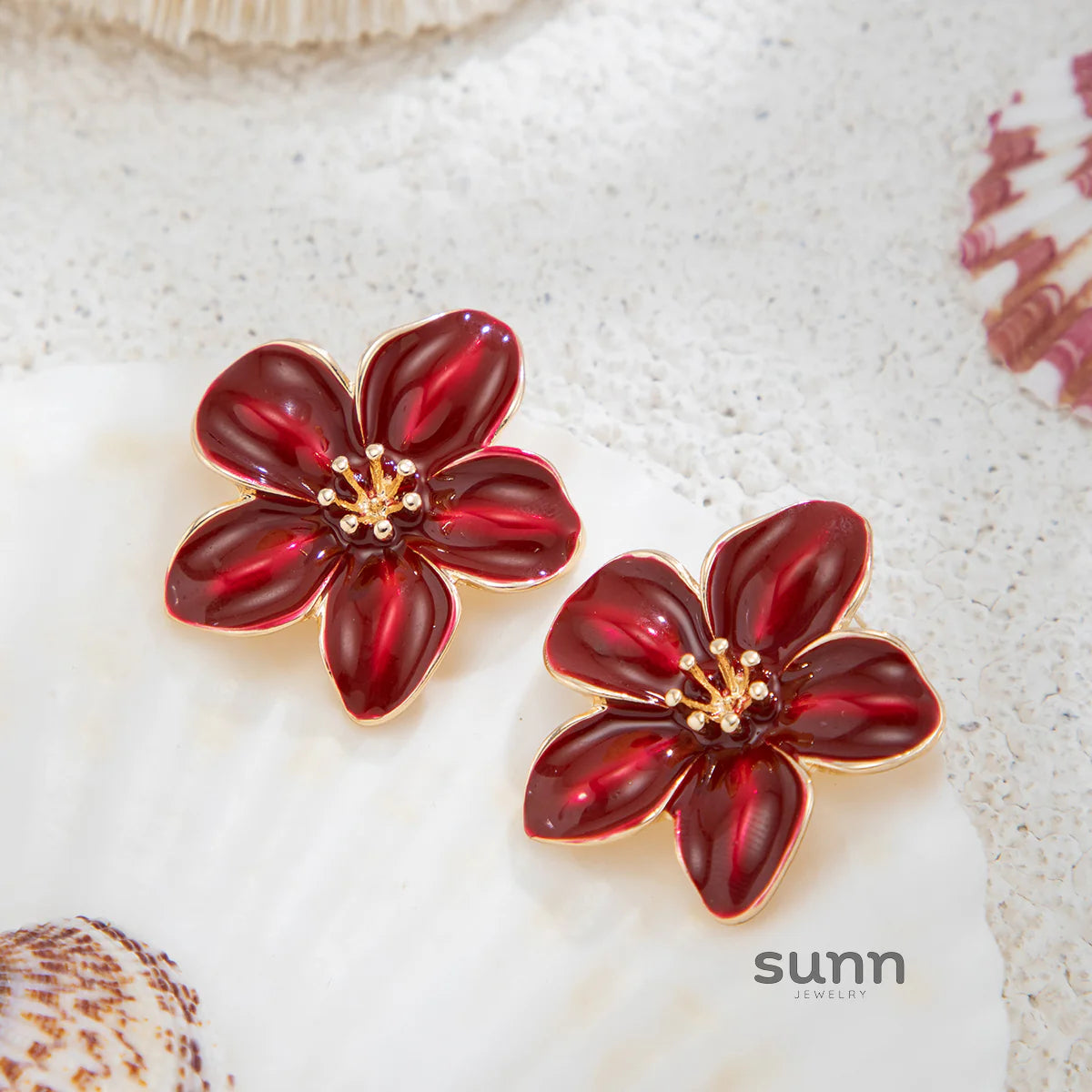 Anny Petal Bloom Stud Earrings