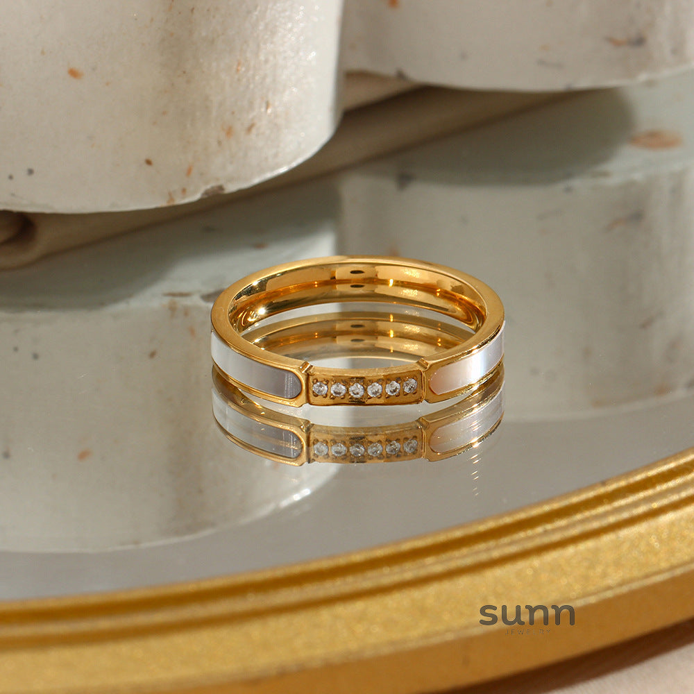 Anora Delicate Shell Rings [QQJZO4YW]