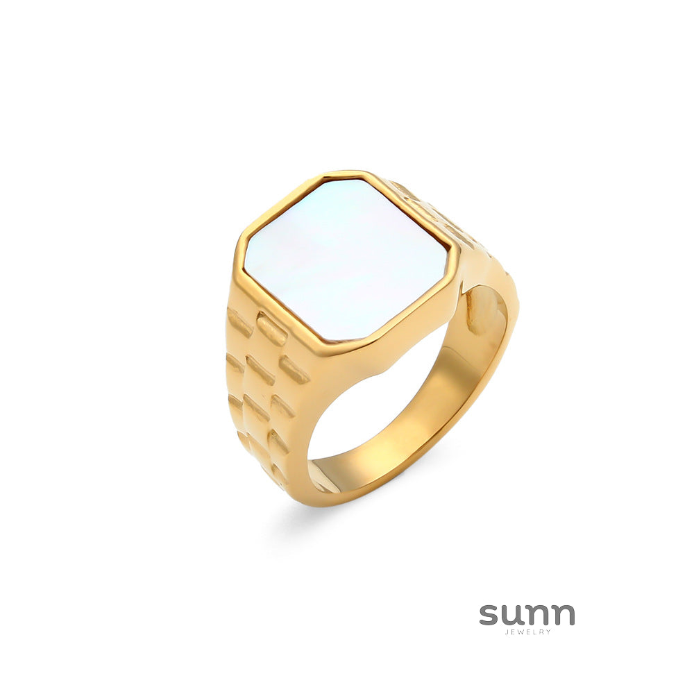 Anora Delicate Shell Rings [O77WBKKL]