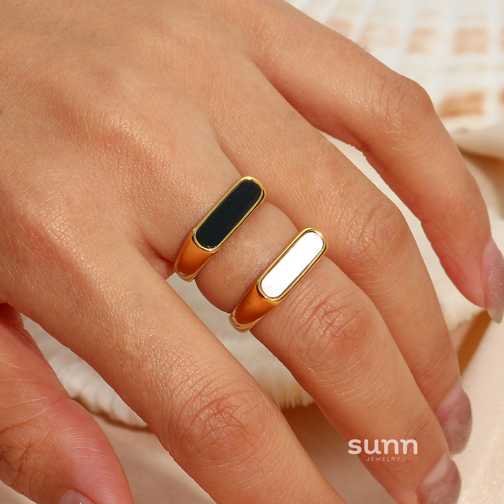 Anora Delicate Shell Rings [PLN740BS]