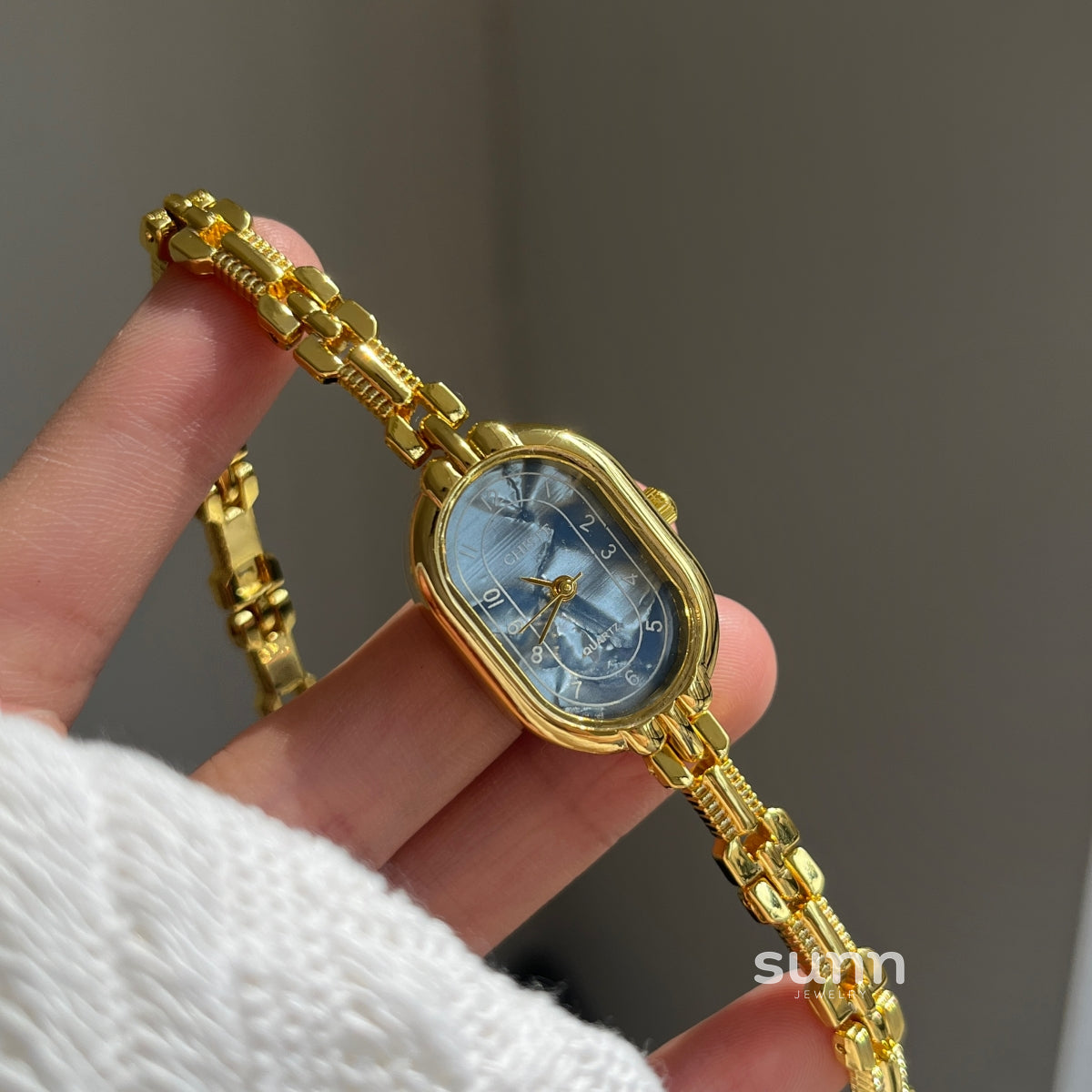 Anslee Mother-of-Pearl Bracelet Watch [J20LNJJY]