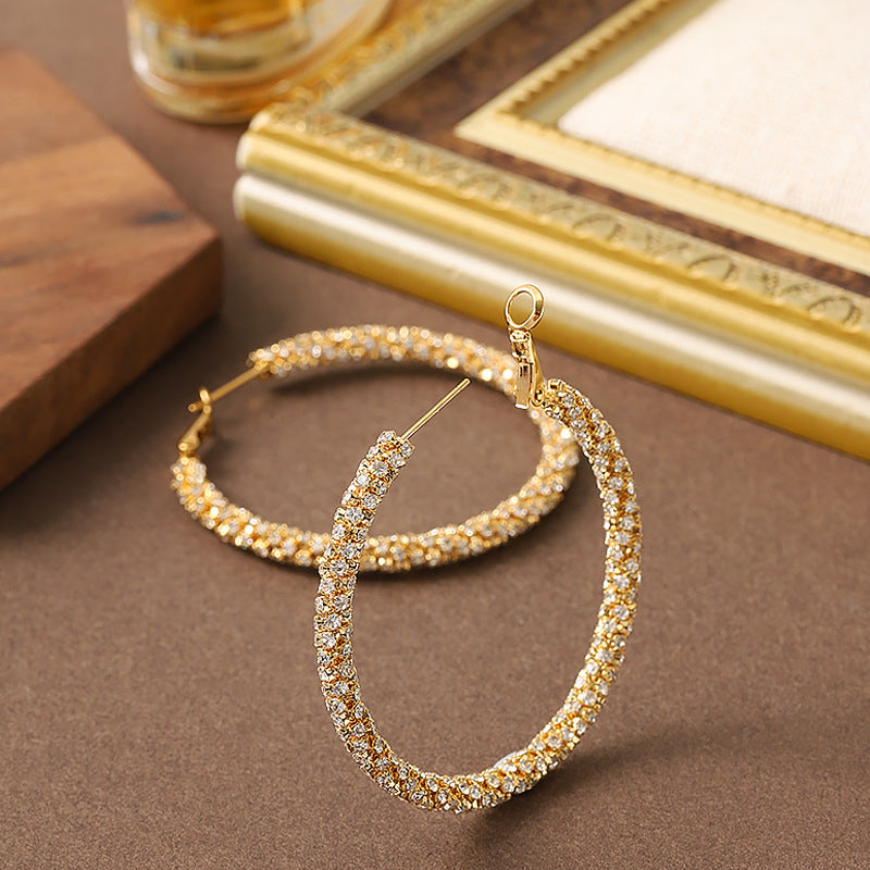 Ansleigh Radiant Hoop Earrings [2D22J5GB]