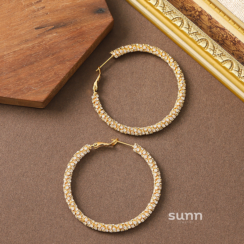 Ansleigh Radiant Hoop Earrings [WKKVPJMR]