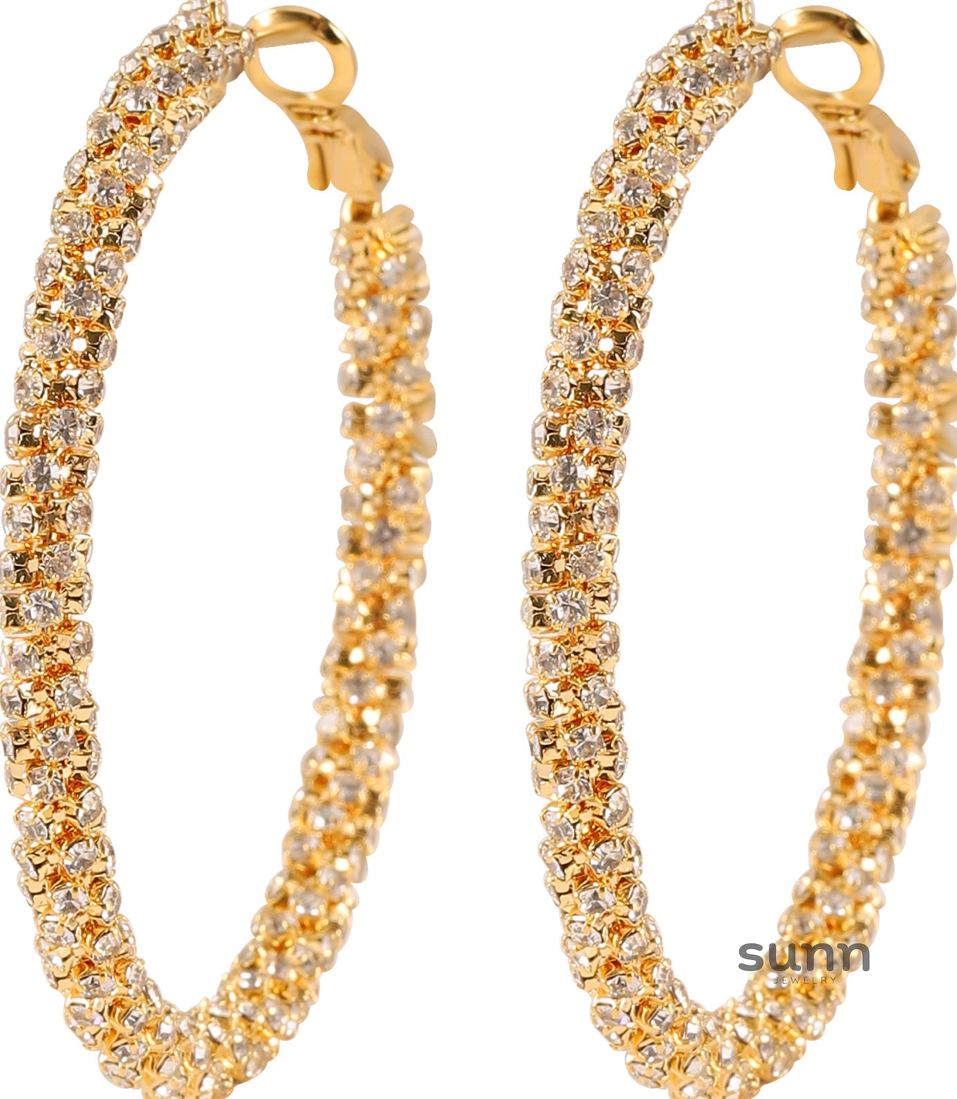 Ansleigh Radiant Hoop Earrings [236NZMZQ]