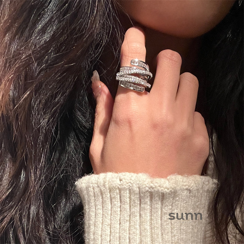 Antoinette Zirconia Wrap Ring