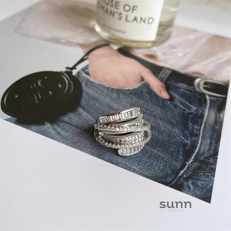 Antoinette Zirconia Wrap Ring