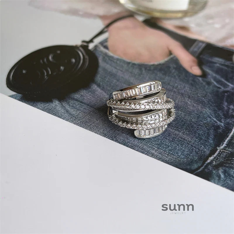 Antoinette Zirconia Wrap Ring
