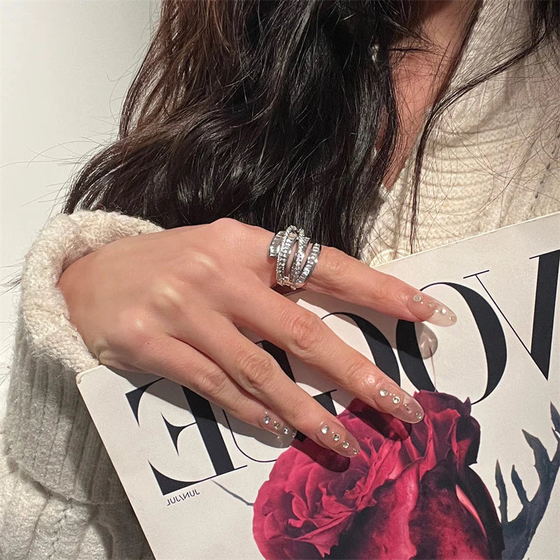 Antoinette Zirconia Wrap Ring