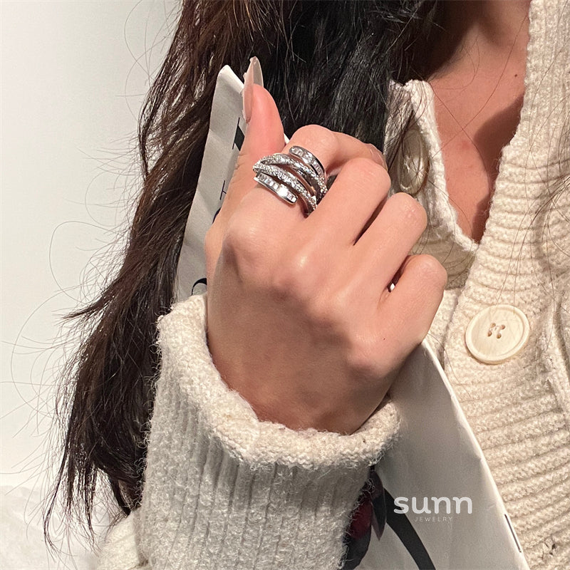 Antoinette Zirconia Wrap Ring