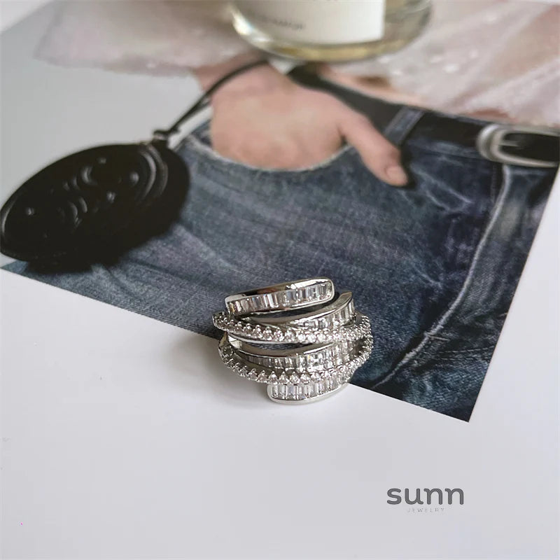 Antoinette Zirconia Wrap Ring