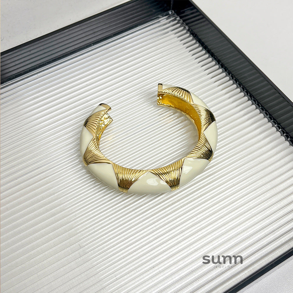 Antonella Enamel Cuff Bracelet [9YFJHGIK]