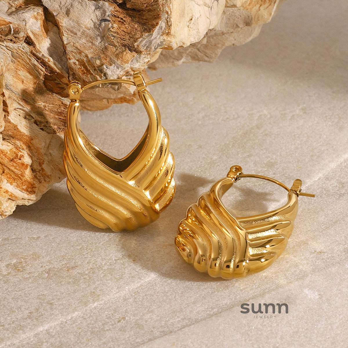Anuhea Threaded Square Earrings [K8SAYEYL]