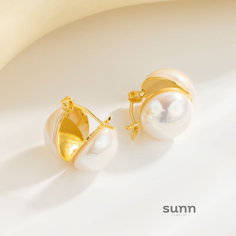 Anvi Tiger Eye Hoop Earrings [N4DF6H4W]