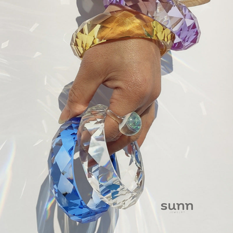 Anvika Faceted Statement Bracelet