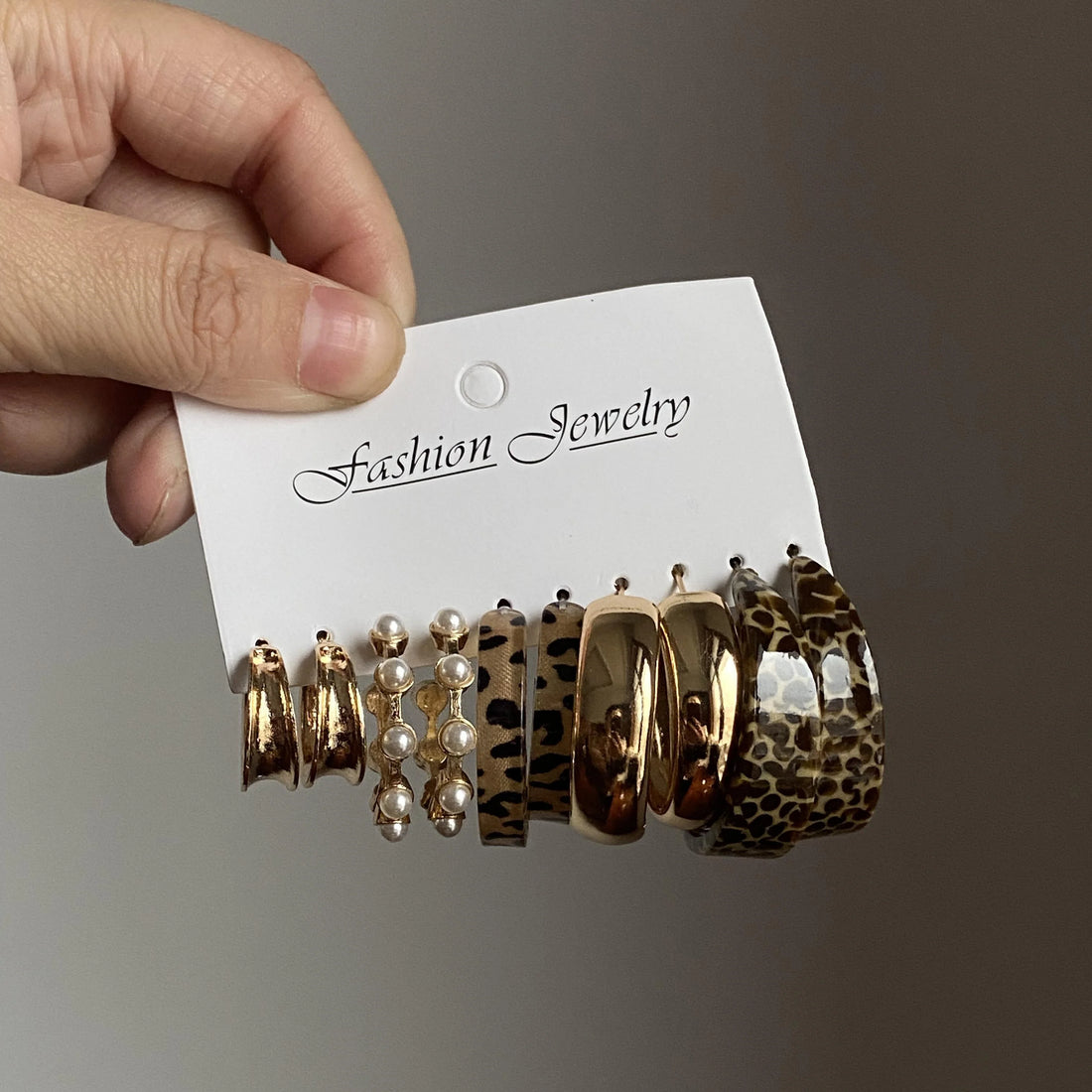 Anyah Double Crescent Studs