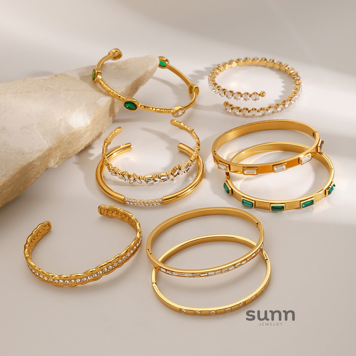 Aoife Zircon Statement Bracelet [SH086DZF]
